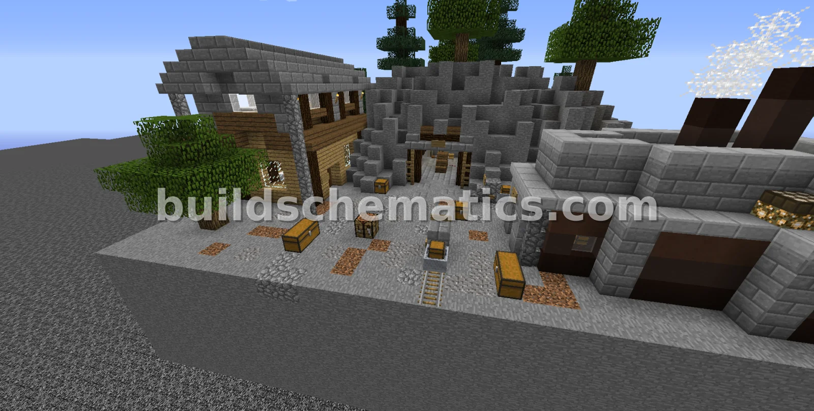 Functional Mine with Smeltery