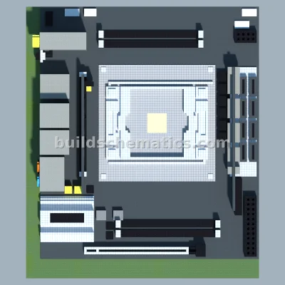 ASRock X299E-ITX AC Motherboard Pixel Art — view 3