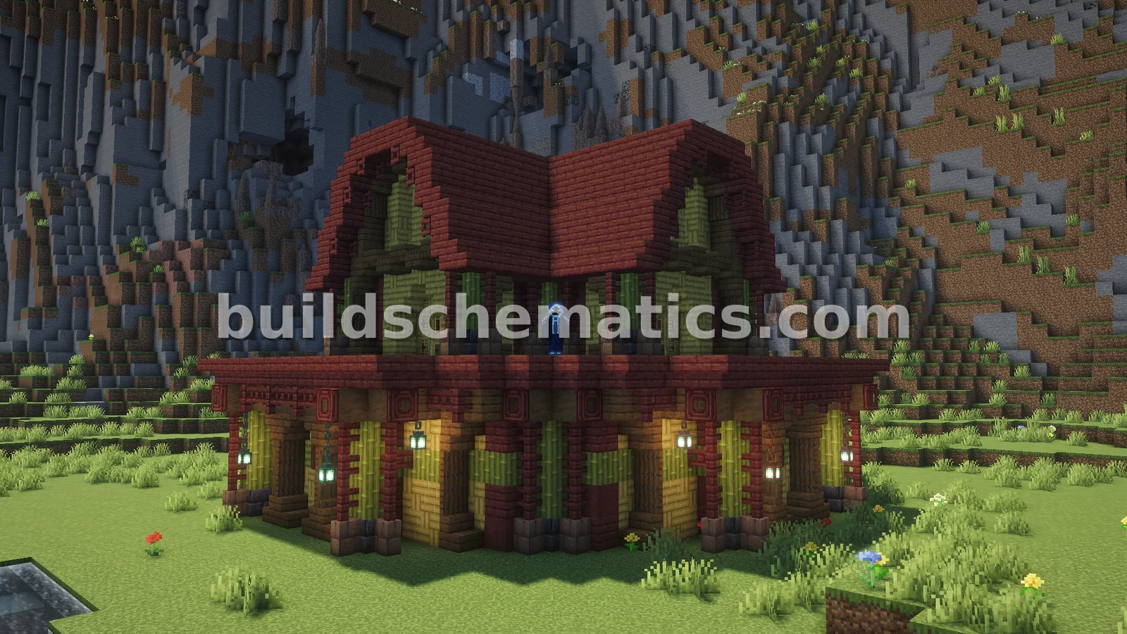 Decorated Bamboo Farm