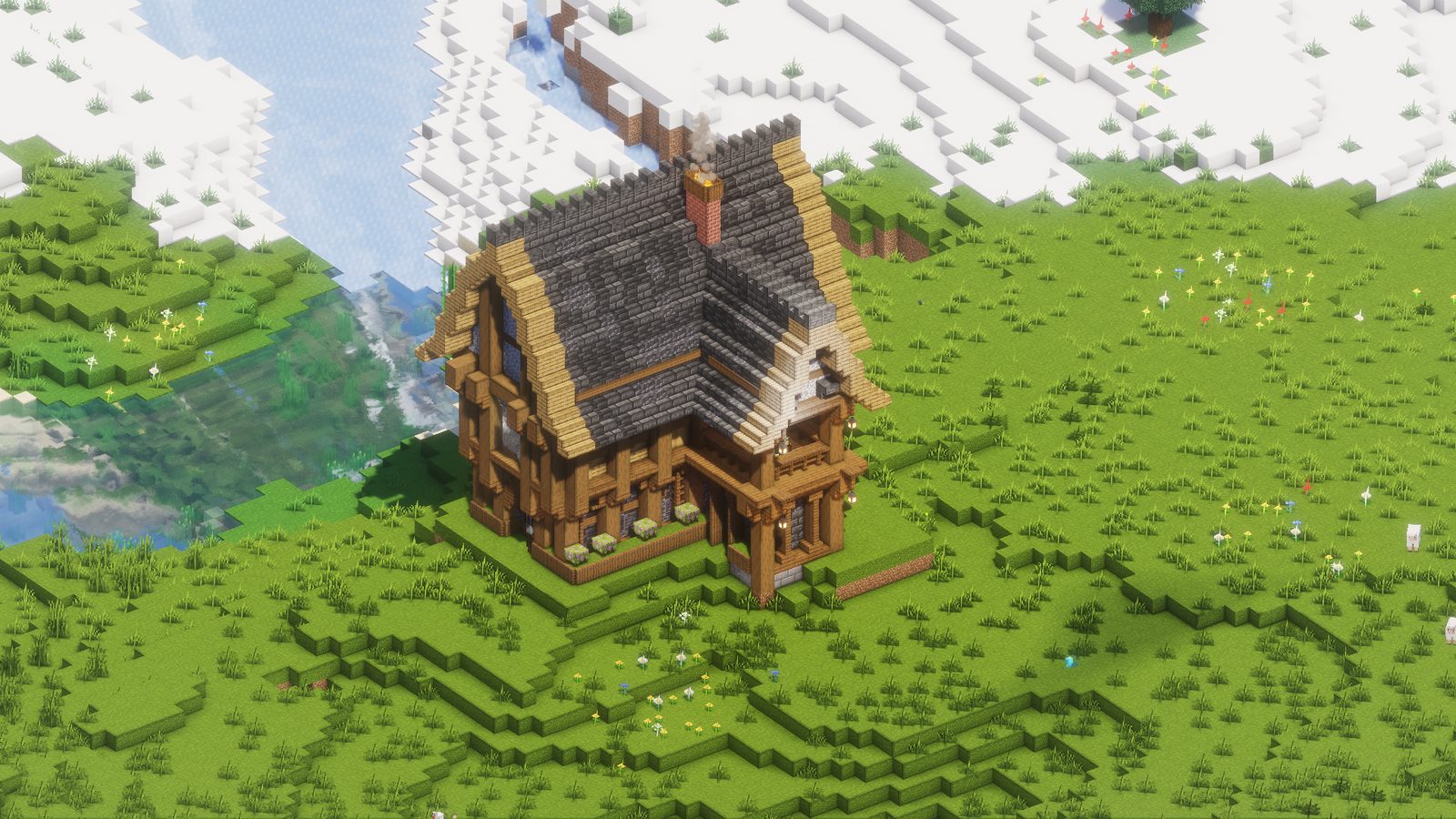 Small Medieval Starter House Design