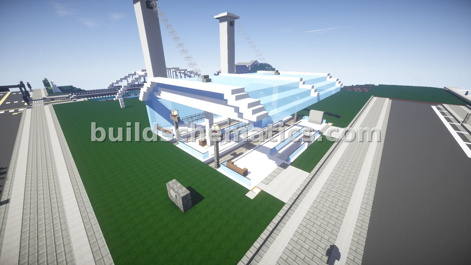 Small Modern Train Station