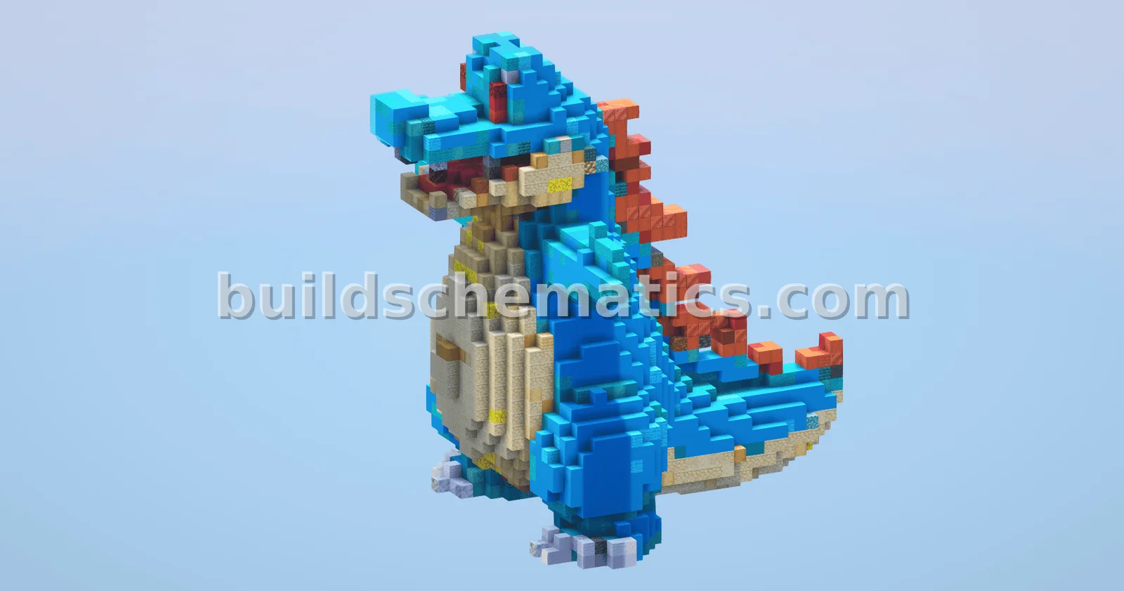 Pokemon Totodile Statue