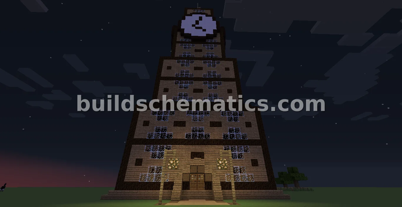Large Clock Tower with DIY Interior — view 3