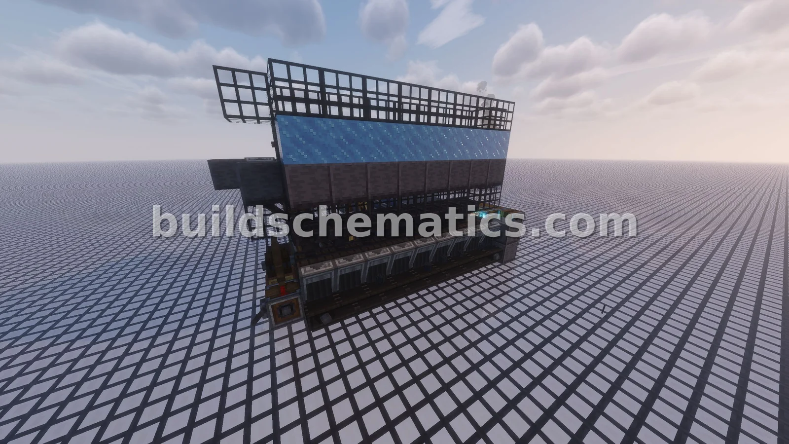 Compact Netherite Scrap Farm - Create Mod