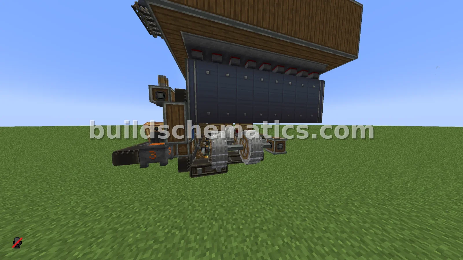 High-Capacity Iron Farm for Minecraft — view 3