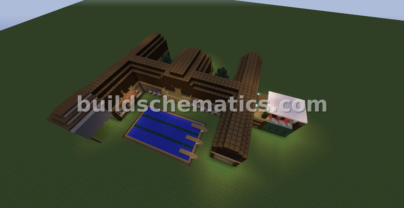 Medium Pinewood House With Furnishings — view 3