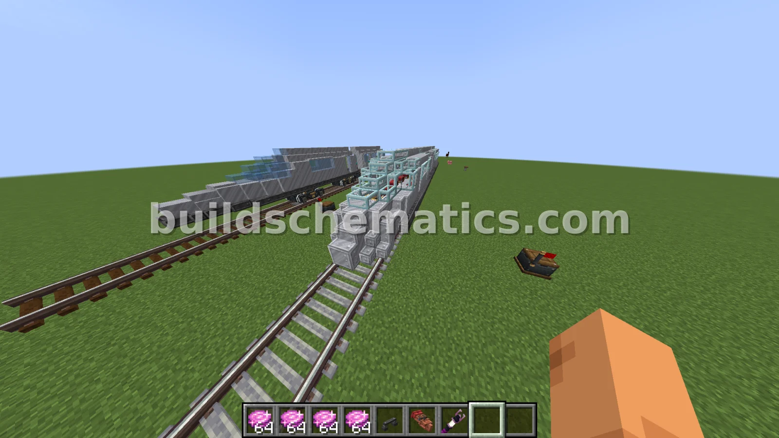 Bullet Train With Tracks
