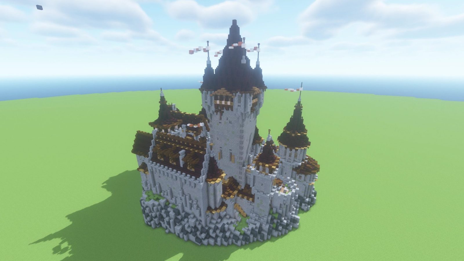 Grand Fortified Medieval Stone Castle — view 2