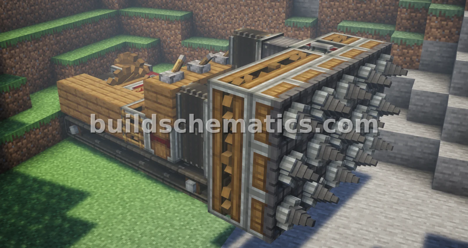 Early Game Tracked Mining Drill
