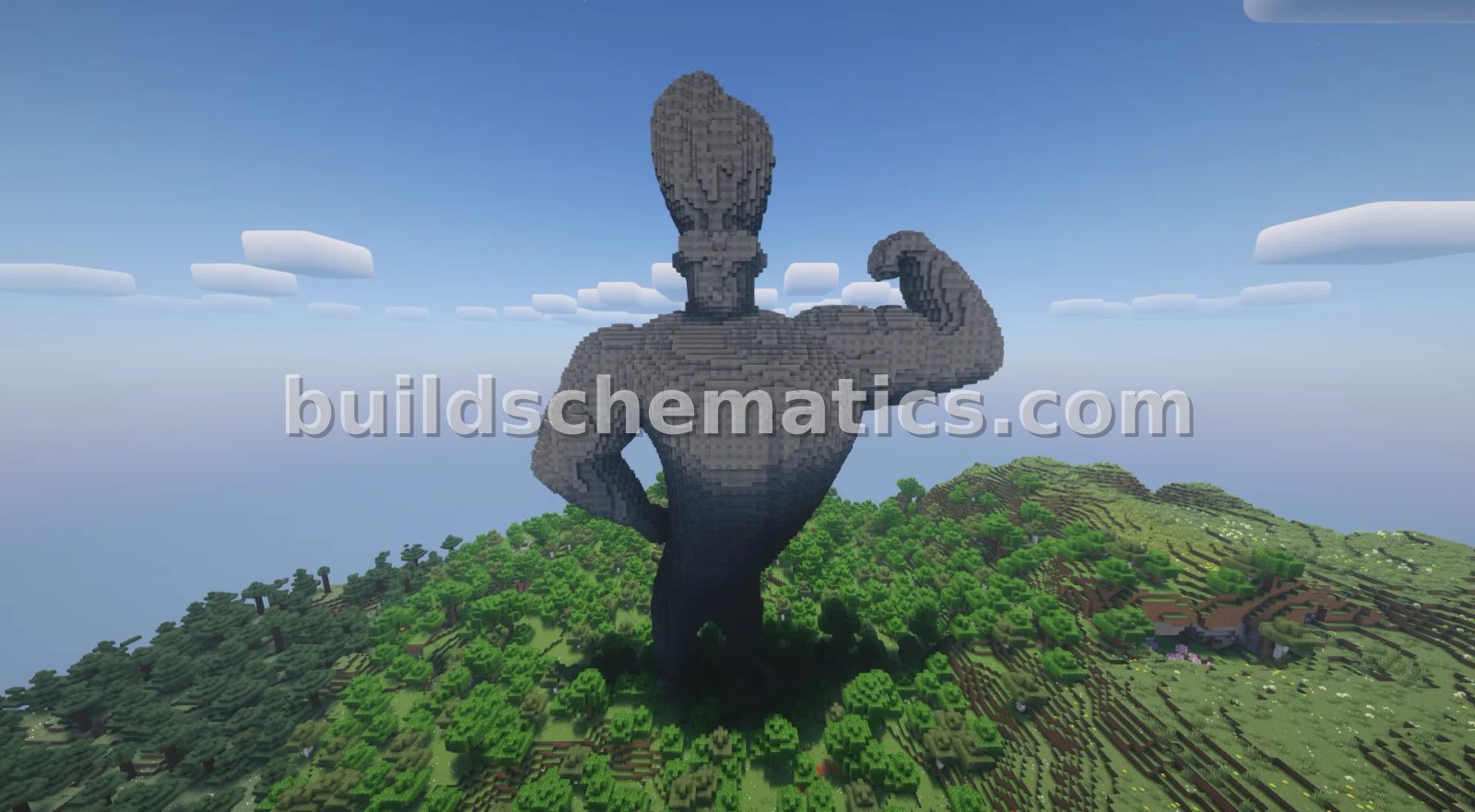 Jony Statue Minecraft Build