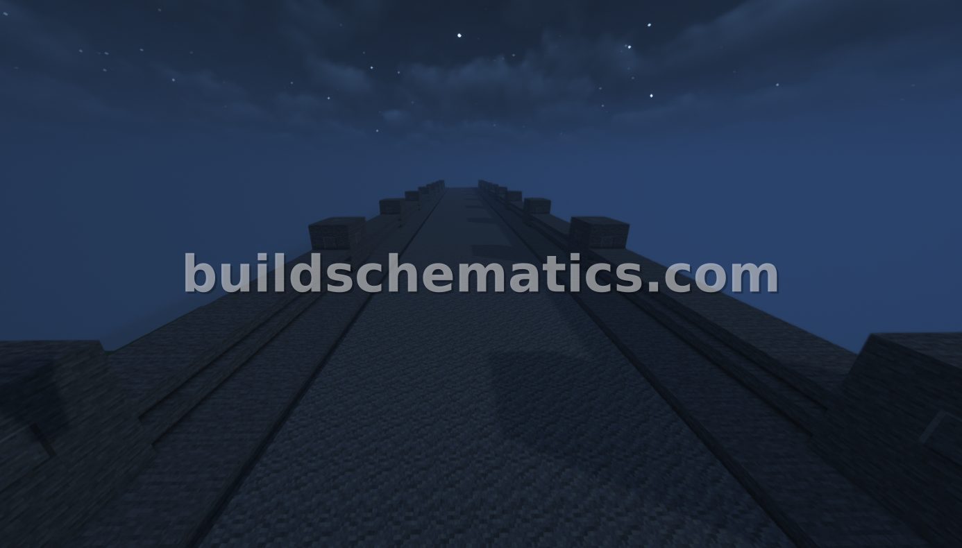 Massive Minecraft Bridge — view 4