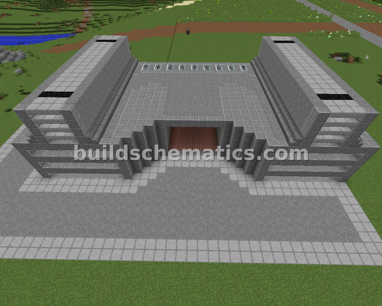 Underground Metro Station With Blue Train — view 4