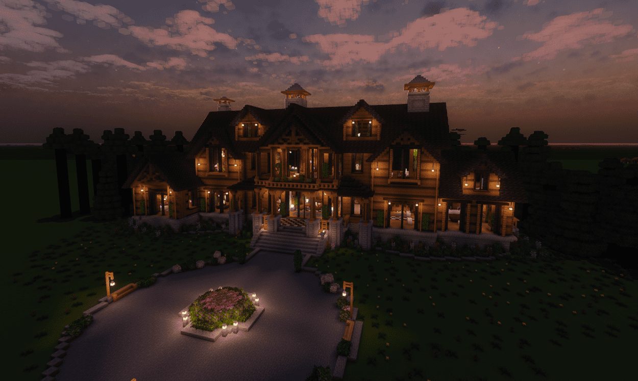 Modern Forest Mansion Survival Mega Base — view 2