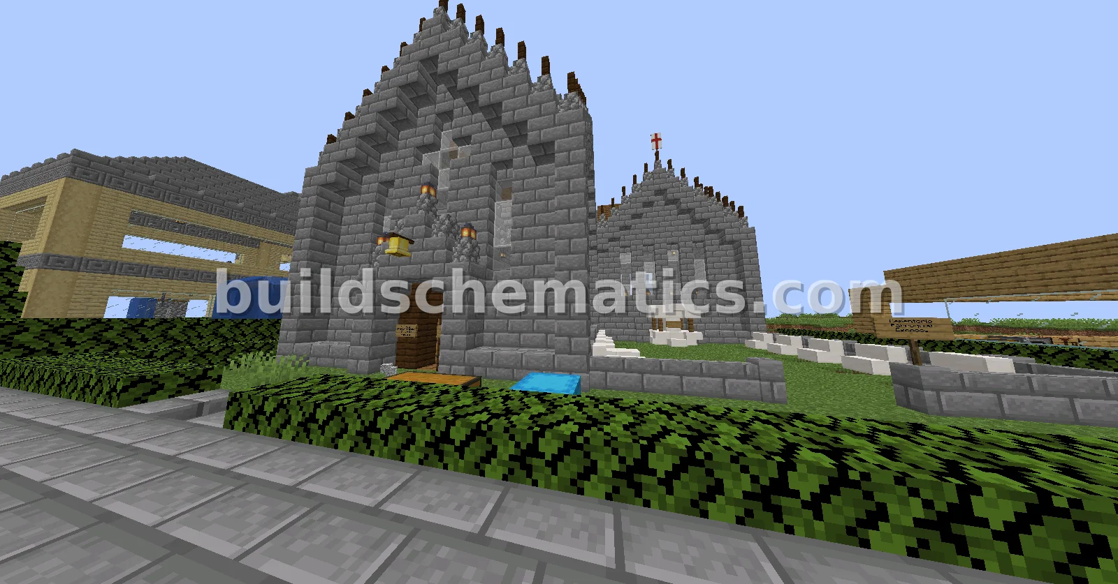 Medieval Church Build — view 3