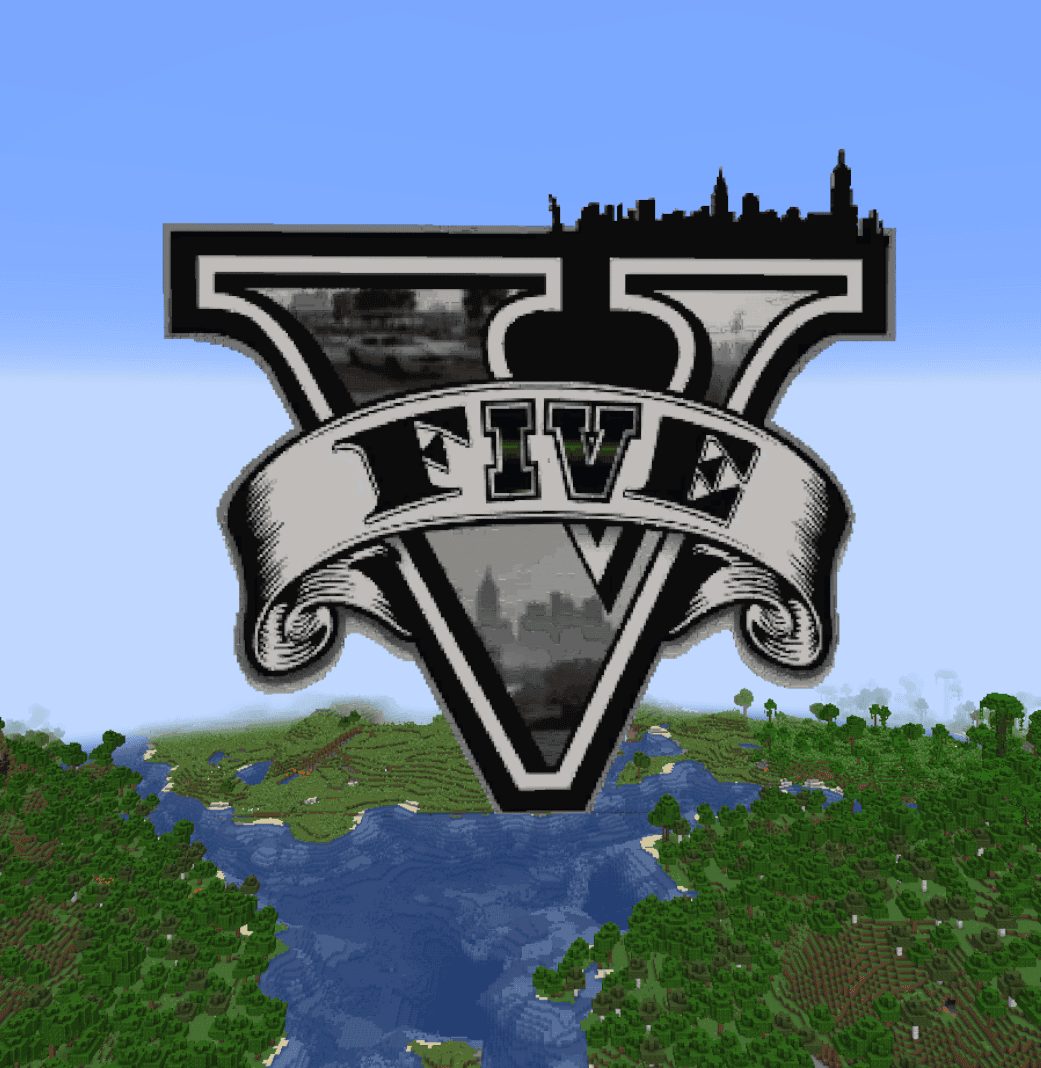 GTA V Logo Pixel Art