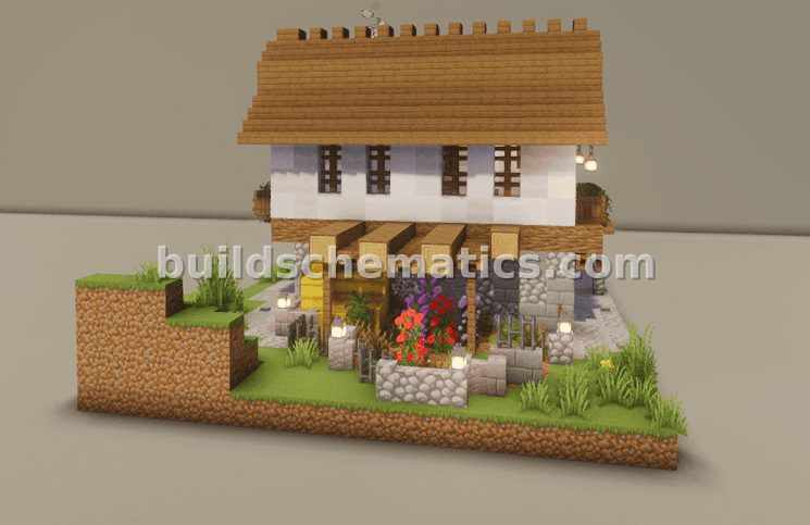 Medieval Style House With Interior — view 4