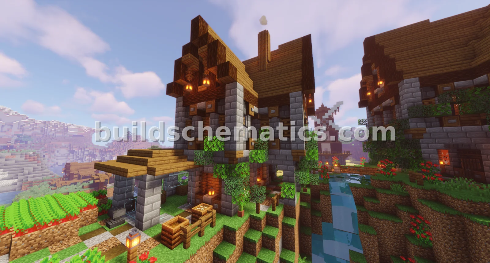 Medieval Spruce House With Porch — view 3