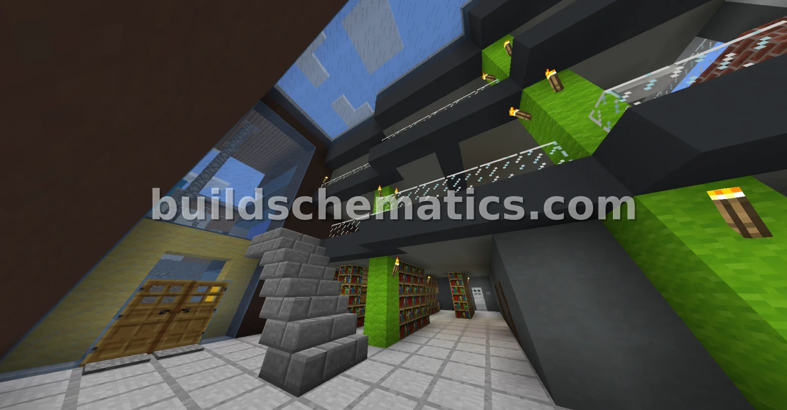 Modern 3 Story Office Building — view 2
