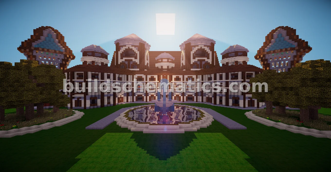 Large Medieval Mansion With Shops