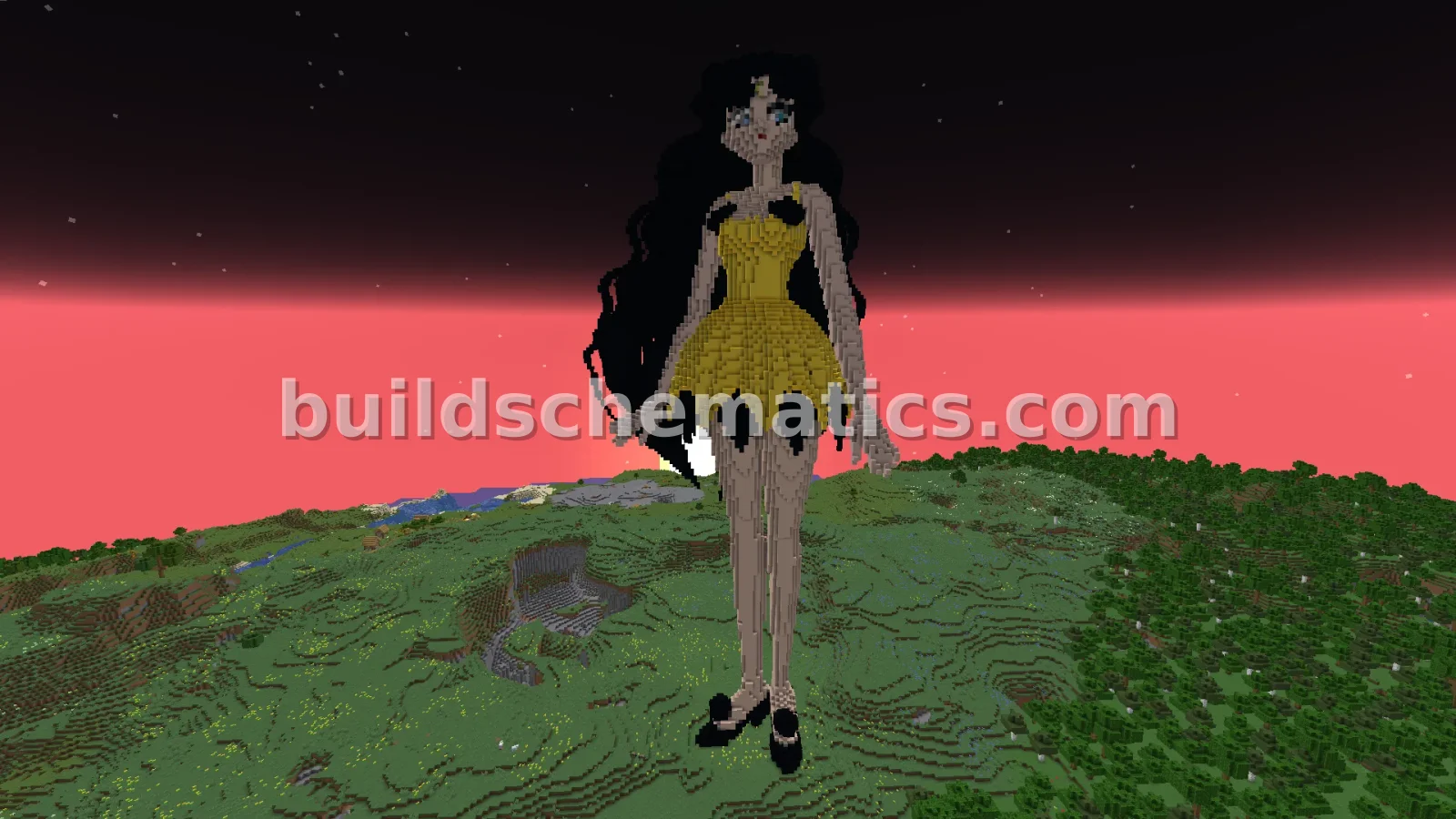 Luna Human Form Statue Decoration — view 2
