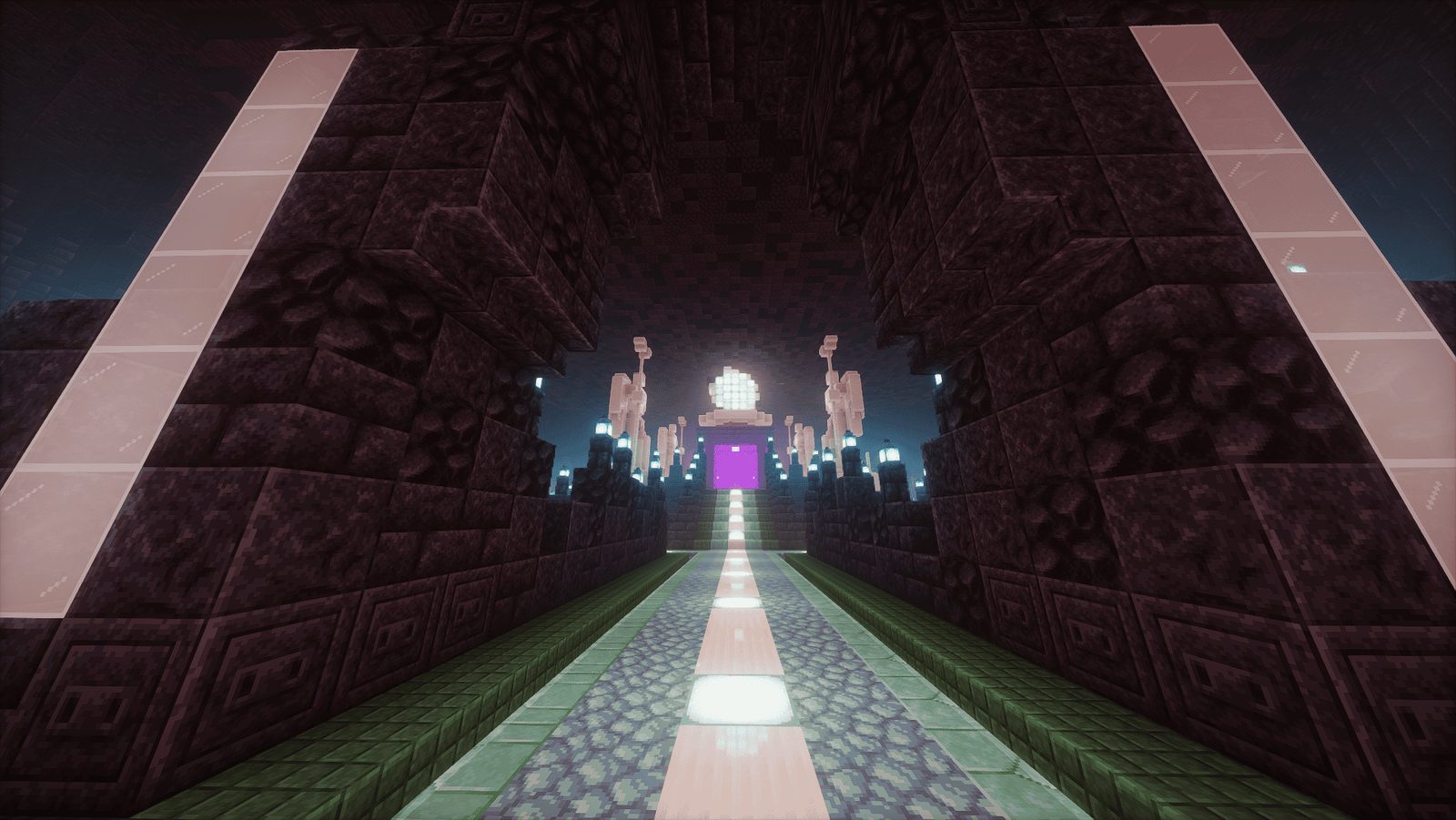 Gothic Nether Hub Transportation System — view 2