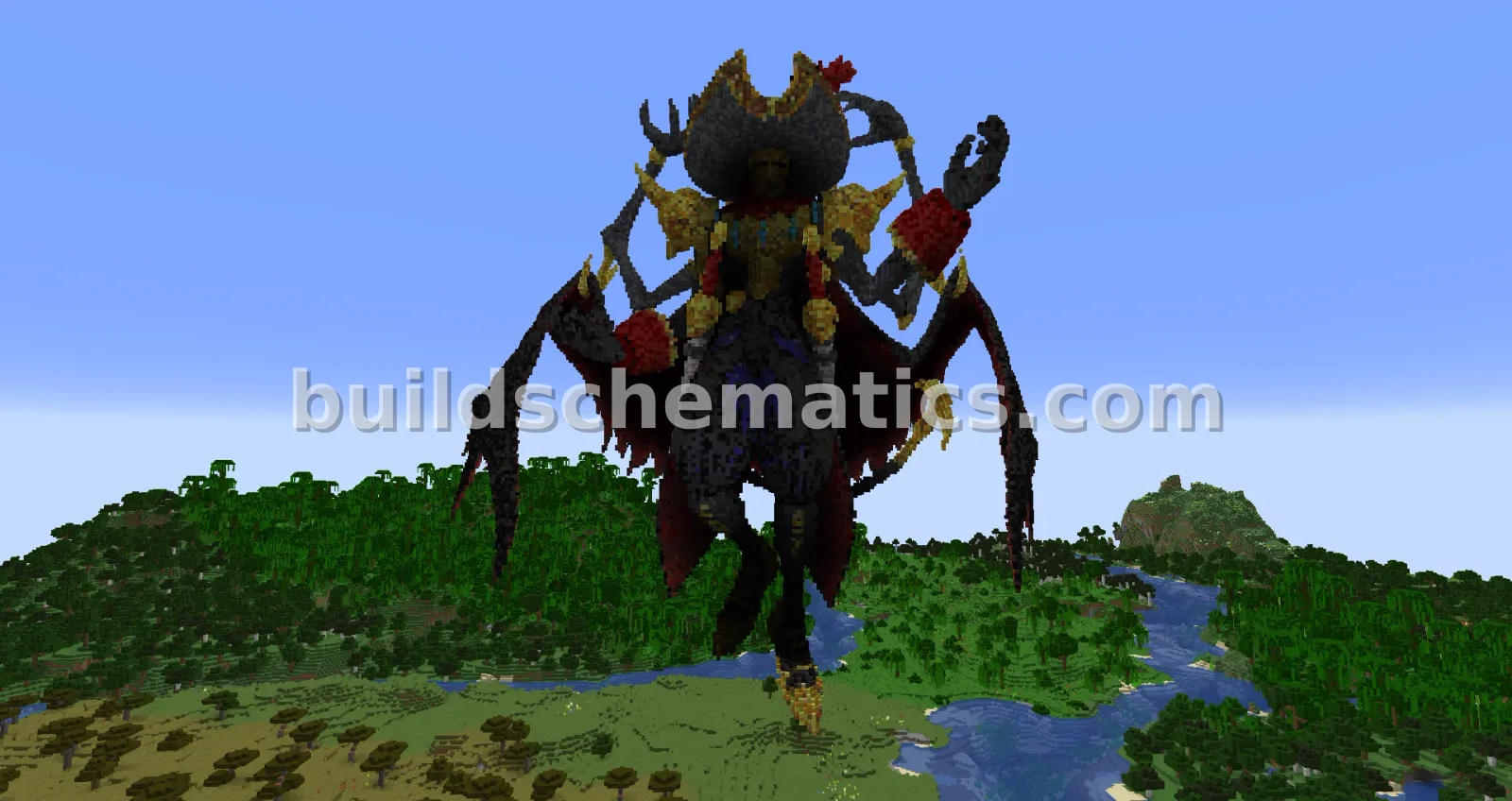 Boltboutamon Statue Minecraft Sculpture