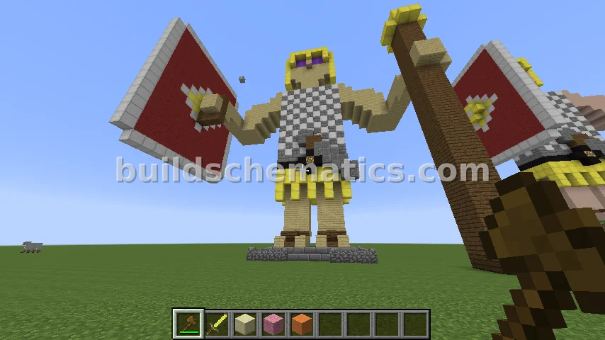 Ancient Statue Pixel Art