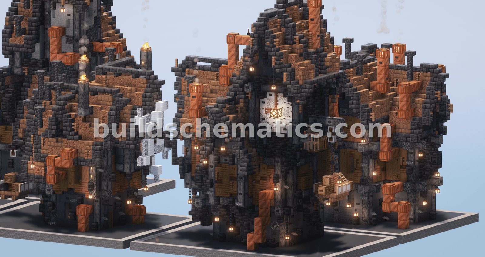 Steampunk House Pack: A Modular Village