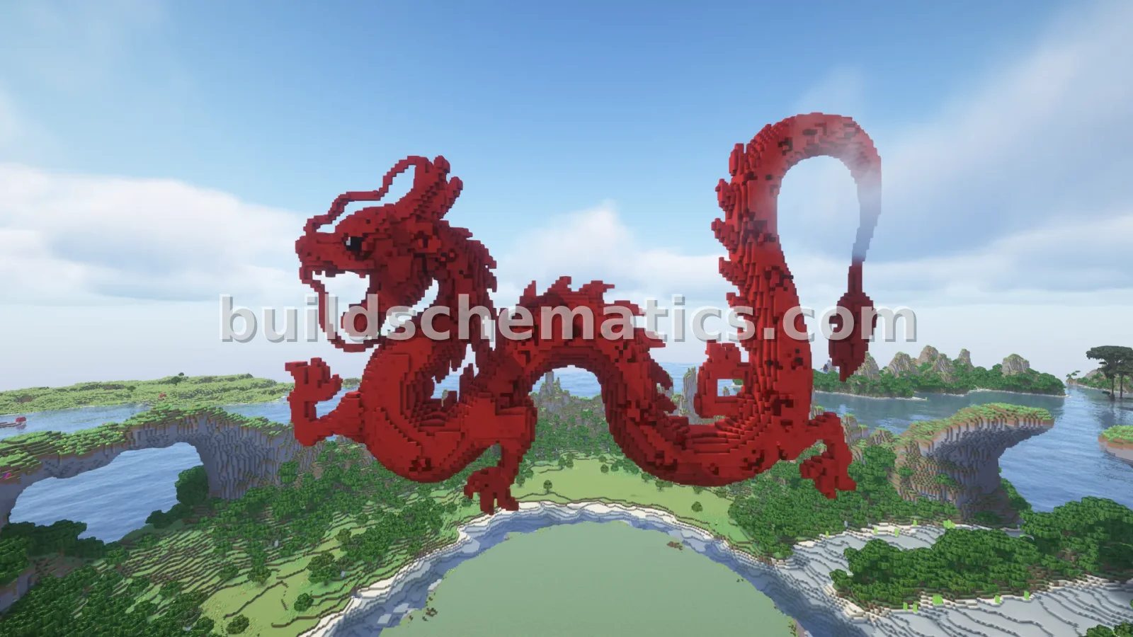 Crimson Dragon Grand Organic Sculpture — view 2