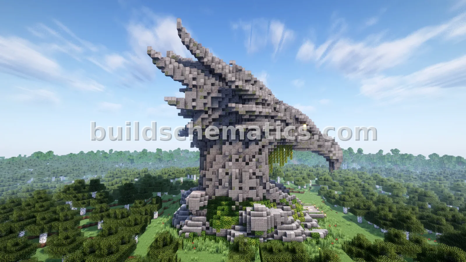 Vulture Nether Portal Statue Large — view 2