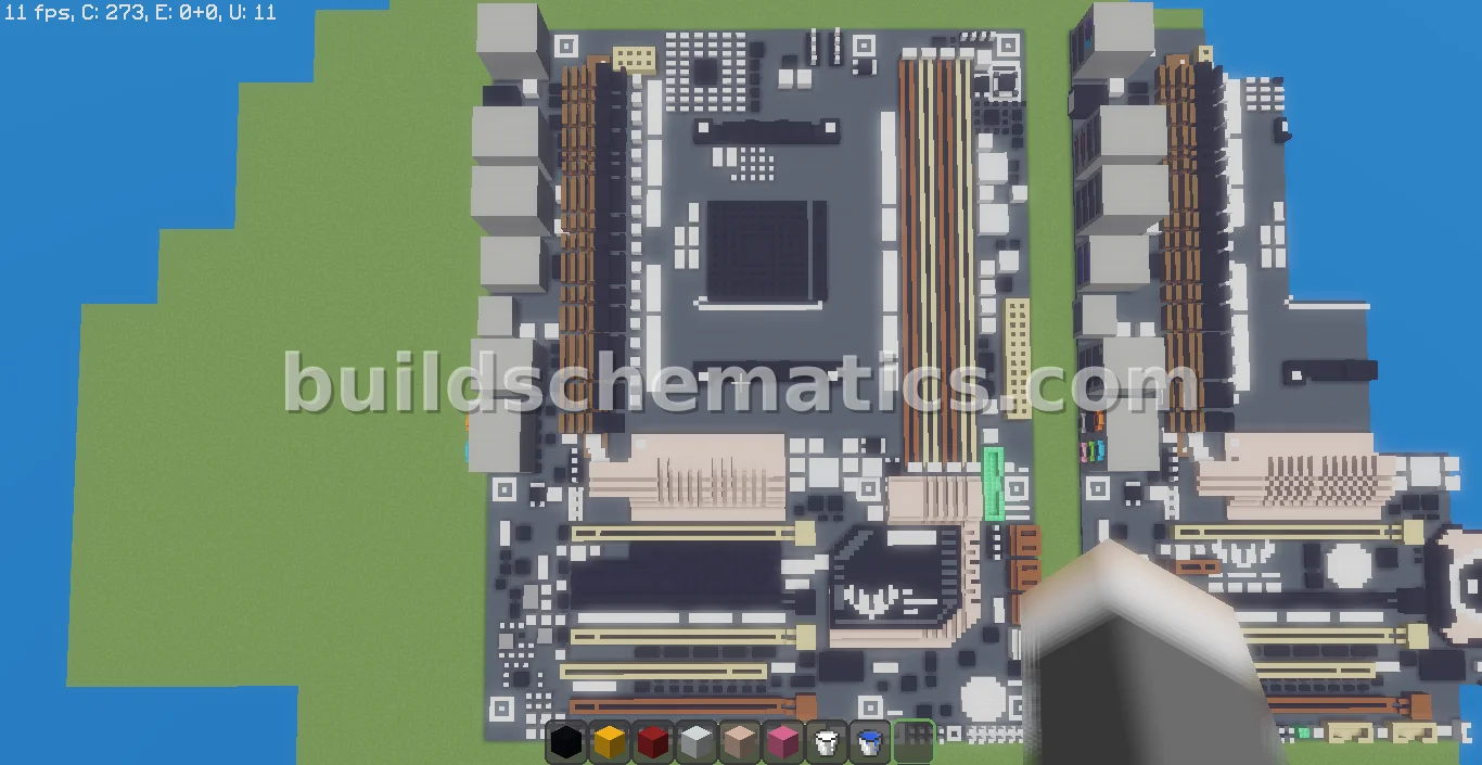 ASUS TUF Motherboard Pixel Art — view 2