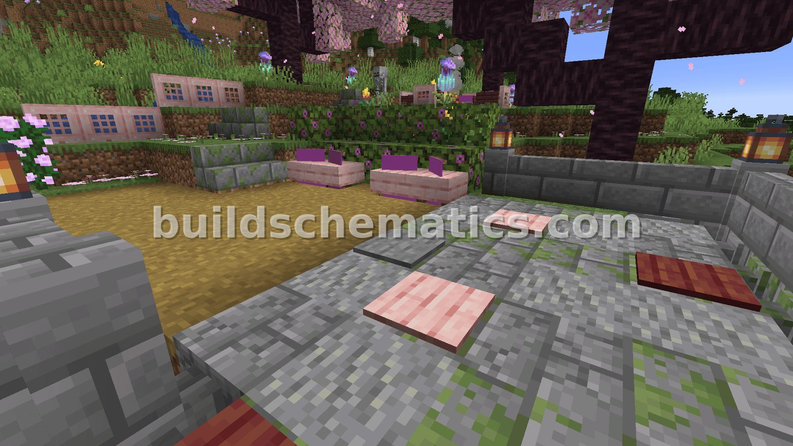 Peaceful Minecraft Garden Oasis Build — view 3