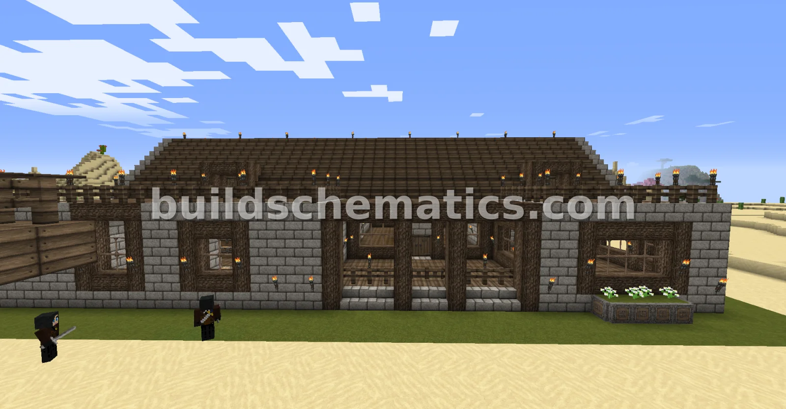 Large Ranch Style Minimalist House