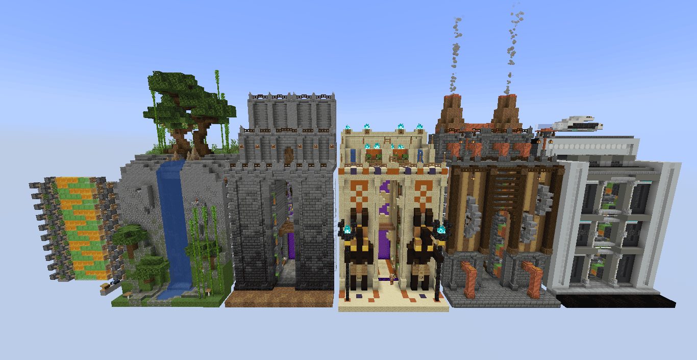 Redstone Activated Portal Decorations