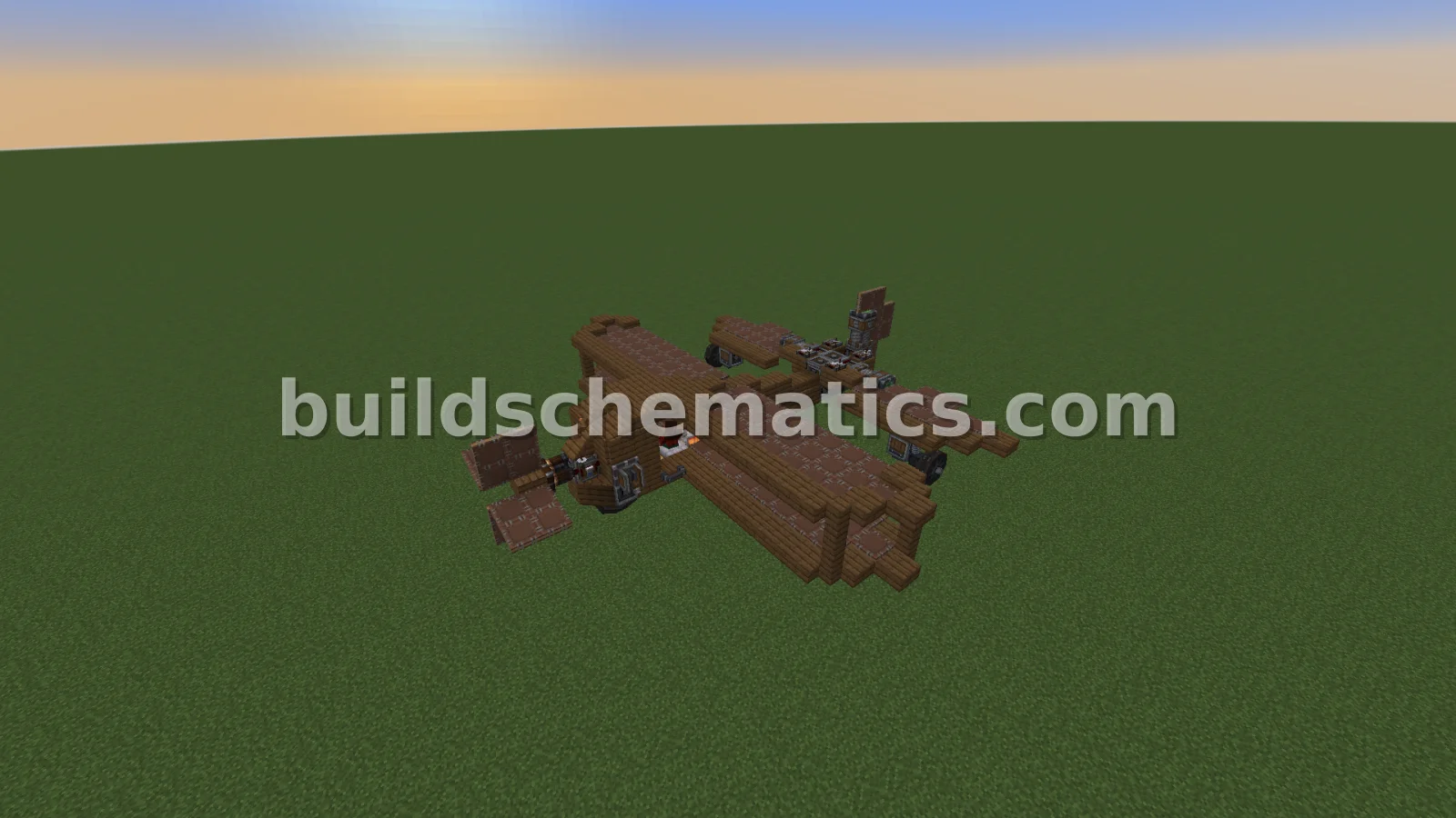 Simple Airplane for Survival