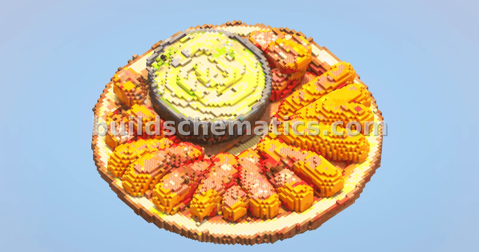 Decorative Plate of Food