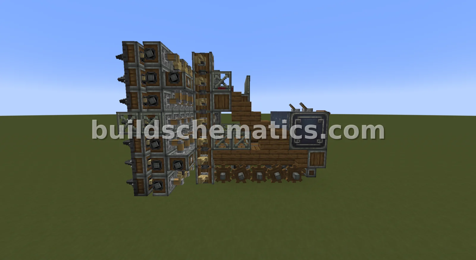 Automated Mining Machine with Wall Construction