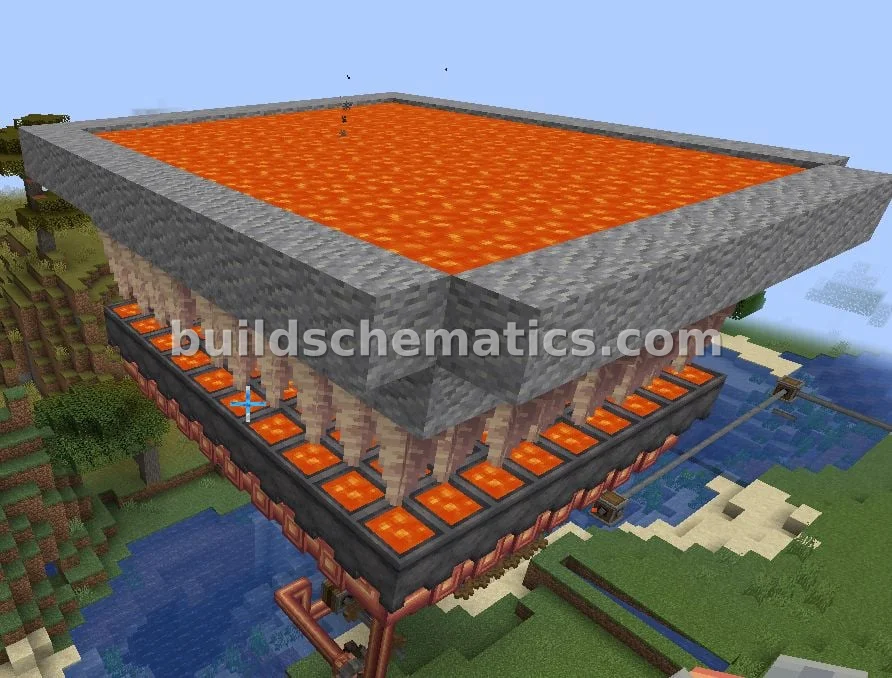 9x9 Infinite Lava Farm With Dripstone Base