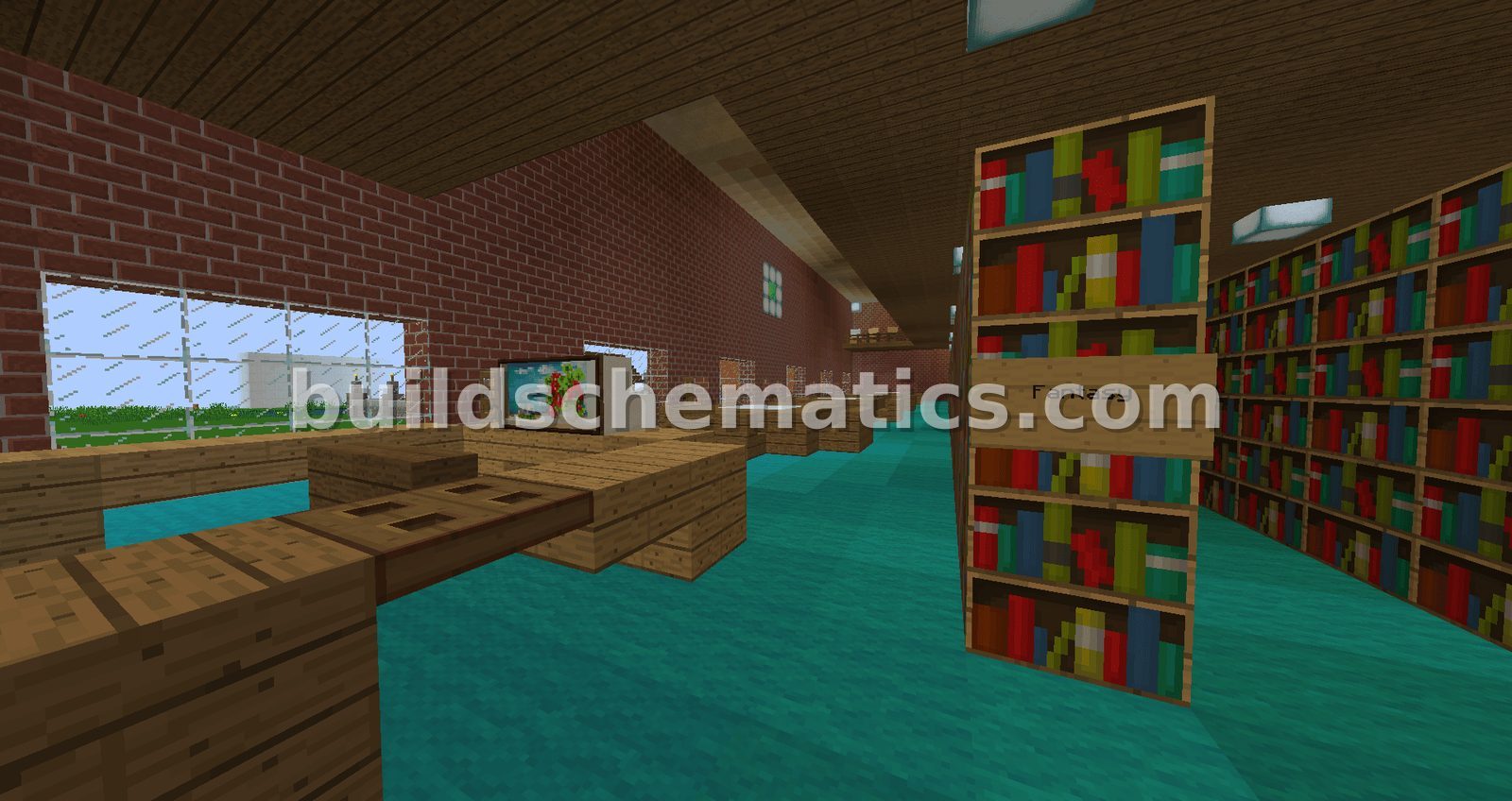 Two-Story Library Building — view 2