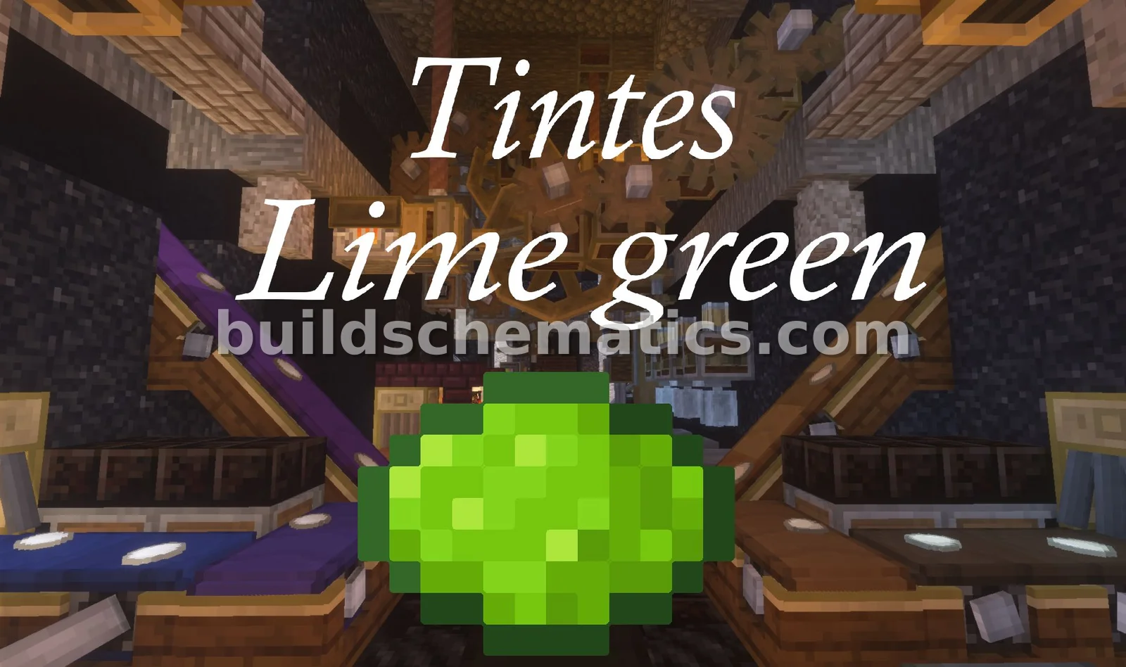 Lime Green Dye Production Machine