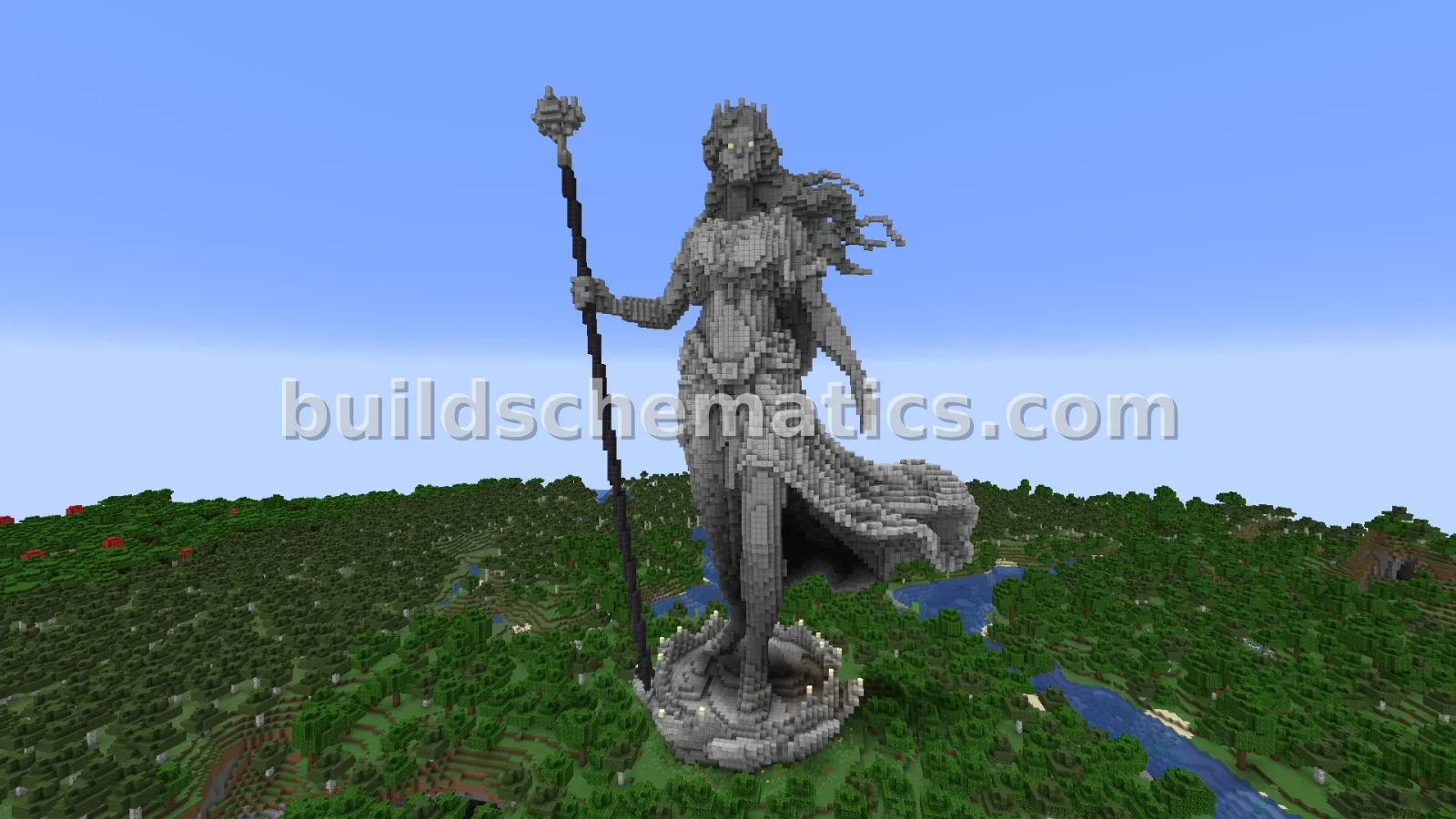 Hera Greek Mythology Statue — view 3