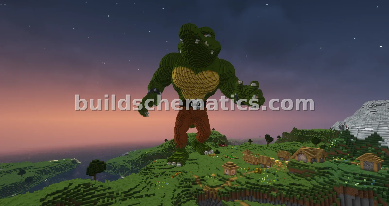 Kritter Statue Minecraft Build — view 3