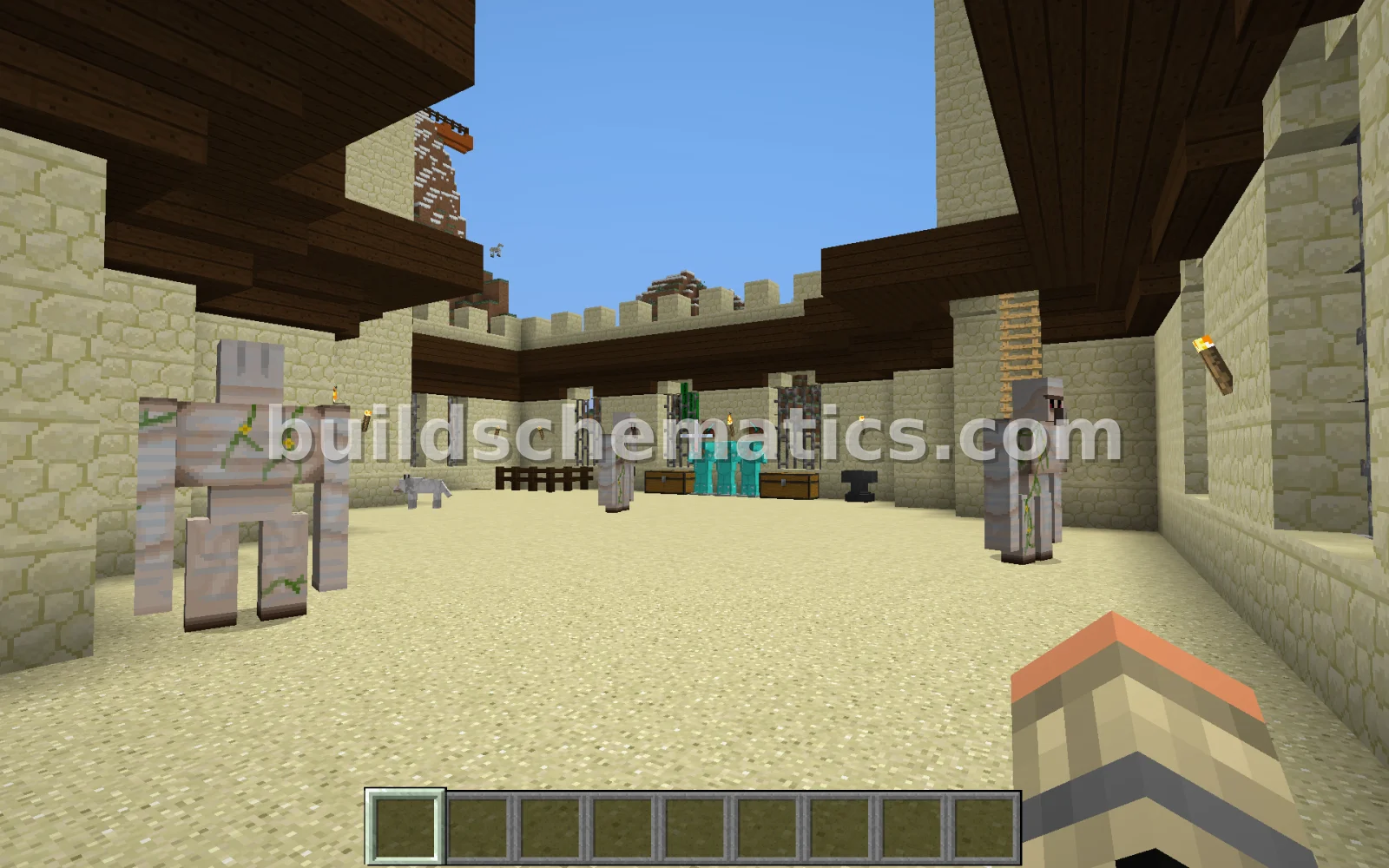 Sand Castle Prison Structure — view 2