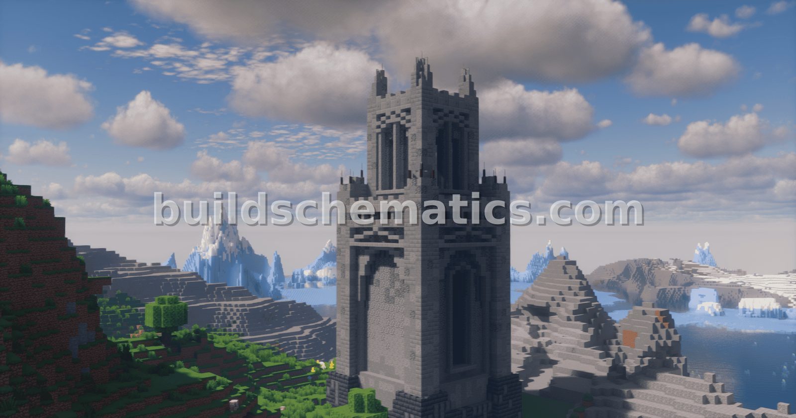 Small Gothic Fort Structure — view 2
