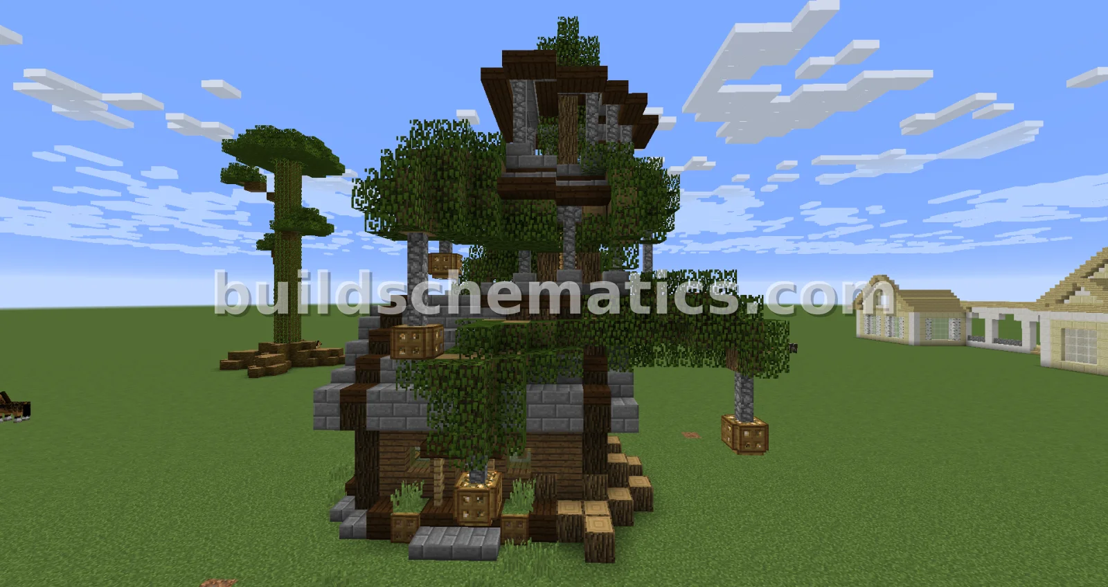 Rustic Treehouse With Attached Home — view 2