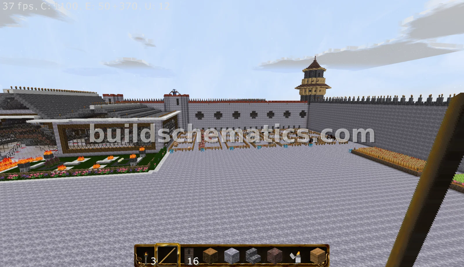 Medieval Fortress Structure — view 2