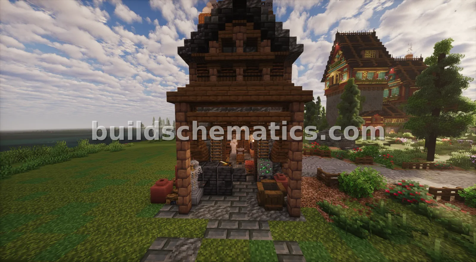 Fantasy Blacksmith House — view 4
