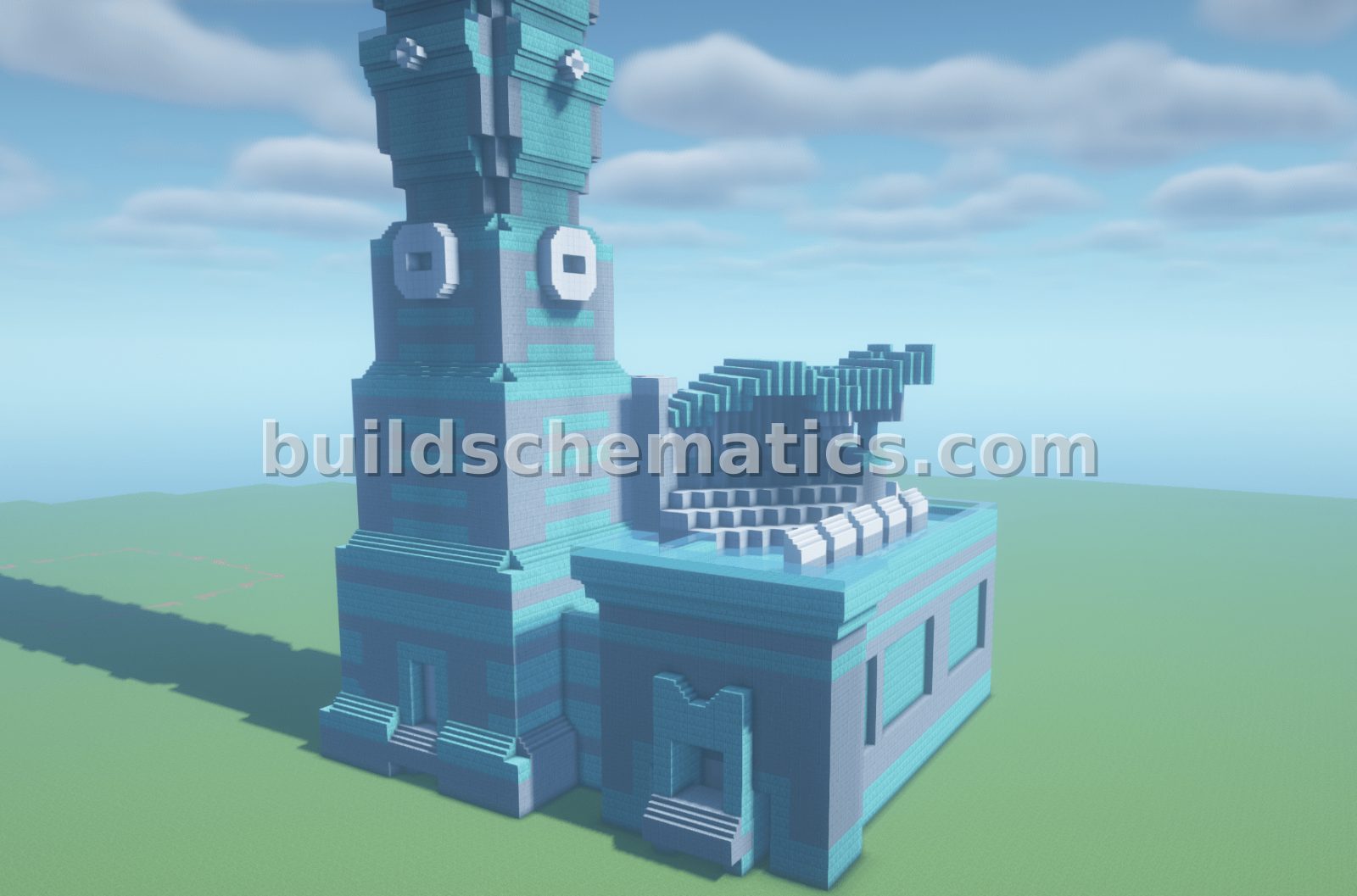 Taipei 101 Minecraft Replica — view 3
