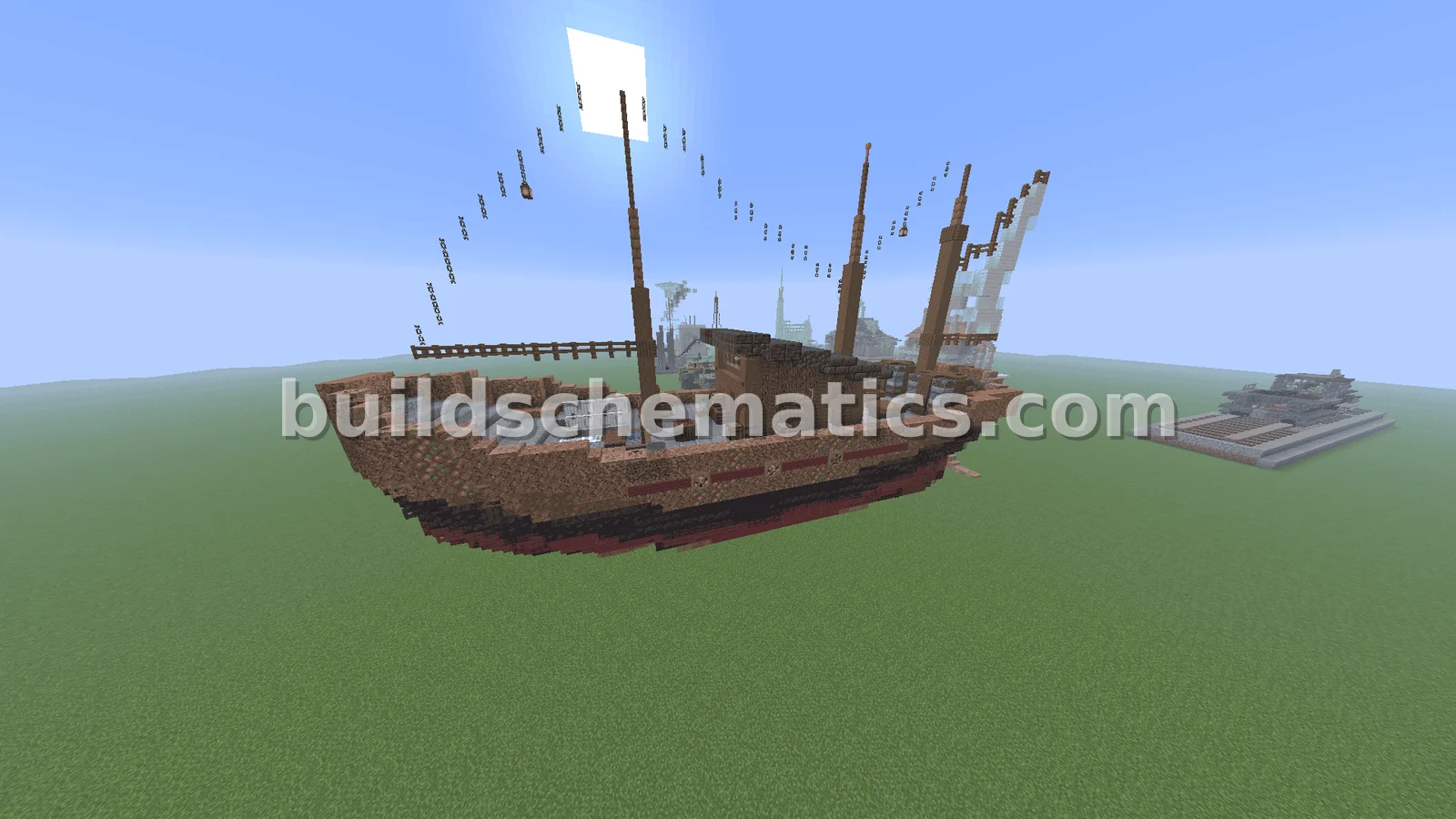 Large Ship With Decorated Interior — view 2
