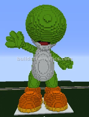 Big Yoshi Statue — view 2